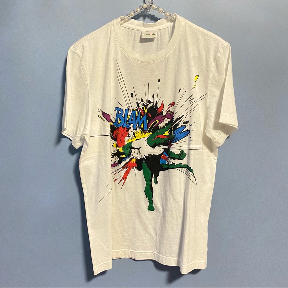 Lacoste T-shirt - BLAM Logo Crocodile Graphic